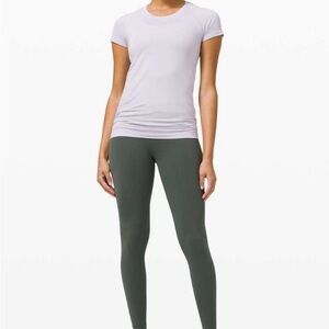 Lululemon Wunder Train 25” High Rise Leggings Size 2 Smoked Spruce Everlux